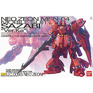 Kolekcinė figūrėlė BANDAI MG 1/100 MSN-04 SAZABI Ver.Ka 18cm