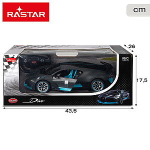 RC automobilis Bugatti Divo (pilkas) 1:14 6 pvz., žibintai, durys, akumuliatoriai, 6+ CB46979