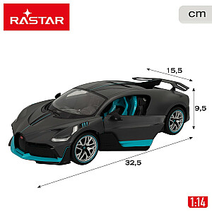 RC automobilis Bugatti Divo (pilkas) 1:14 6 pvz., žibintai, durys, akumuliatoriai, 6+ CB46979