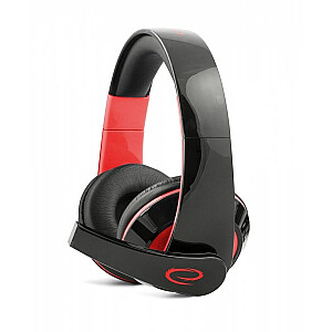Esperanza EGH300R ausinių juostelė juoda, raudona