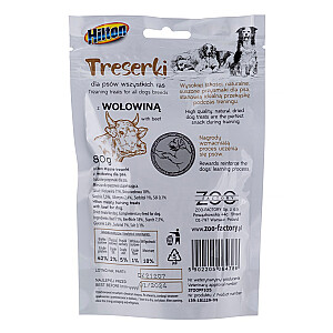 Treat HILTON Treaning Beef - Skanėstas šunims - 80g