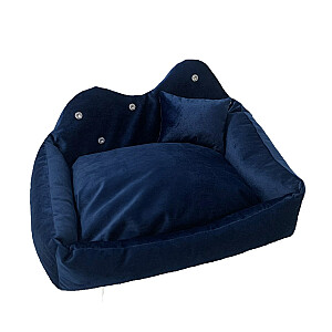Princo lova tamsiai mėlyna XXL 70 x 55 x 12 cm