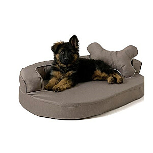 GoGift овальный диван для домашних животных коричневый 100 x 65 x 10 см