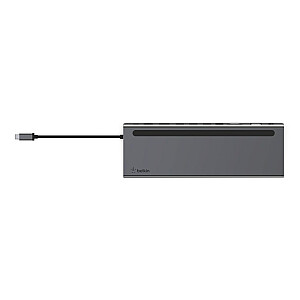 Док-станция/репликатор портов Belkin INC004BTSGY для ноутбука Проводной USB 3.2 Gen 1 (3.1 Gen 1) Type-C Черный, Серый