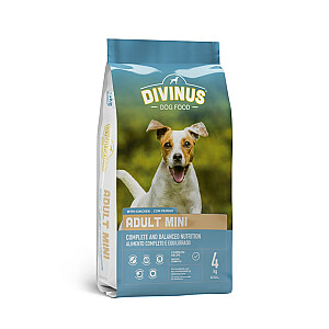 DIVINUS Adult Mini - sausas šunų maistas - 4 kg