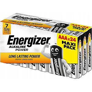 Energizer Alkaline Power AAA / LR03 - 24 шт. (Коробка) Maxi Pack
