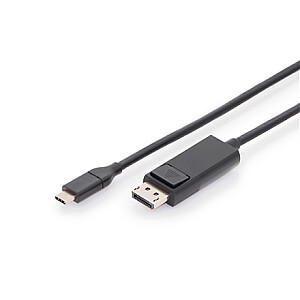 Digitus USB Type-C adapterio laidas USB-C į DP, 2 m