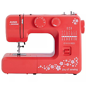 Швейная машина Janome Juno E1015 красная