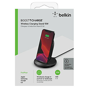 Belkin Boost Charge juodas, skirtas naudoti patalpose