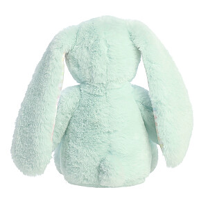 AURORA Rainbow Gingham Bunnies Плюшевый голубой заяц 18 см