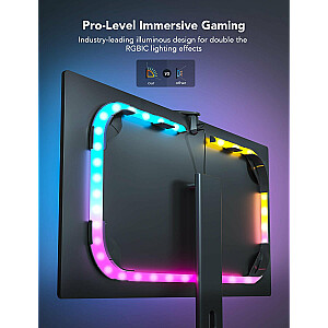 Govee H604B Dreamview G1 Gaming RGBIC Monitora Apgaismojums Bluetooth / Wi-Fi / 24"-32"