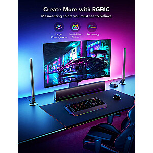 Govee H6047 Gaming RGBIC Light Bars with Smart Controller Bluetooth / Wi-Fi