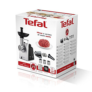 Mėsmalė Tefal HV1 NE1098 1400 W Juoda, Sidabrinė