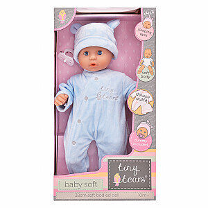 Мягкая куколка TINY TEARS, в синей одежде, 11013