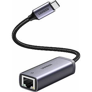 Сетевой адаптер Ugreen UGREEN CM483 Сетевой адаптер USB-C — RJ45 (серый)