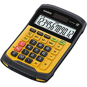 ОФИСНЫЙ КАЛЬКУЛЯТОР CASIO ВОДОЗАЩИЩЕННЫЙ WM-320MT-S, 12-значный дисплей, съемная клавиатура.
