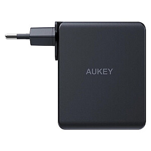 Зарядное устройство AUKEY PA-B7O Omnia II GaN 2xUSB-C 1xUSB-A PD 3.1 PPS 140 Вт ЕС/США/Великобритания