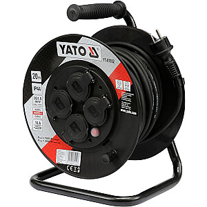 Ritės prailginimo laidas Yato 20m/4 lizdai 230V H05RR-F 3x1,5m2 (YT-81052)