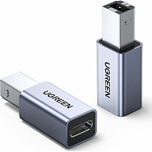 Ugreen US382 USB-C į USB-B USB adapteris sidabrinis (20120 m.)