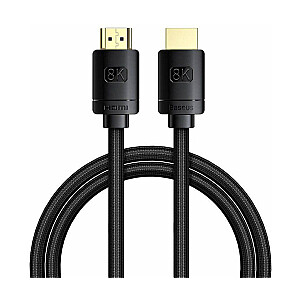 Kabelis Baseus HDMI штекер - HDMI штекер черный 2м 8K