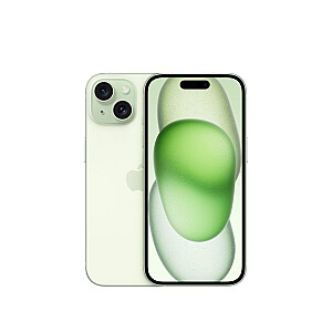 Apple iPhone 15, 15,5 cm (6,1 colio), dviguba SIM, iOS 17, 5G, USB Type-C, 256 GB, žalia