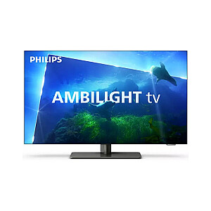 Philips 4K UHD OLED Android™ TV 42 дюйма 42OLED818/12 4-сторонняя подсветка Ambilight 3840x2160p HDR10+ 4xHDMI 3xUSB LAN Wi-Fi DVB-T/T2/T2-HD/C/S/S2, 50 Вт