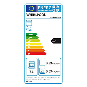 WHIRLPOOL Духовка OMK58HU1X, Ширина 60 см, Класс энергопотребления A+, Inox