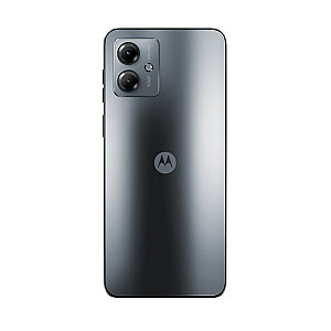 Motorola Moto G14 4/128 GB dviejų SIM kortelių plieninė pilka