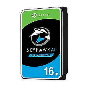 Seagate Surveillance SkyHawk AI 3,5 colių 16 TB Serial ATA III kietasis diskas