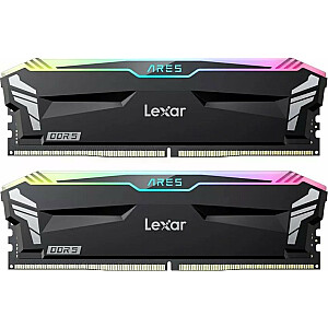 Atmintis Lexar Ares RGB, DDR5, 32 GB, 7200 MHz, CL34 (D5U16G72C34LA-RGD)