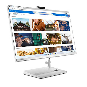 Lenovo IdeaCentre AIO 3 27IAP7 i3-1215U 27 colių FHD IPS 250 nitų AG 8GB DDR4 3200 SSD512 Intel UHD Graphics NoOS White