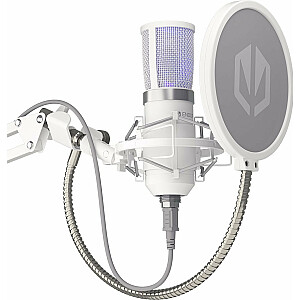 Mikrofonas „Endorfy Solum Streaming Onyx White“ (EY1B005)