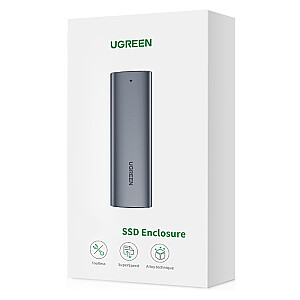 UGREEN CM400 M.2 B-Key HDD korpusas, NGFF, SATA (pilka)