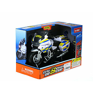 Policijos motociklas (šviesa, garsas) 16 cm 579545