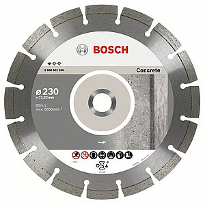 Алмазный отрезной диск Bosch Standard по бетону 125x22x1,6 мм (2608602197)