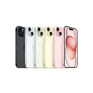 Apple iPhone 15, 15,5 см (6,1 дюйма), две SIM-карты, iOS 17, 5G, USB Type-C, 128 ГБ, зеленый
