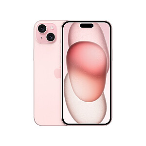 Apple iPhone 15 Plus, 17 cm (6,7 colio), dviguba SIM, iOS 17, 5G, USB Type-C, 128 GB, rožinė