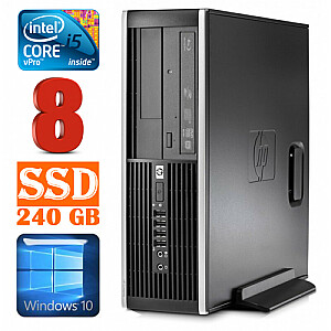 Asmeninis kompiuteris HP 8100 Elite SFF i5-650 8 GB 256SSD DVD WIN10