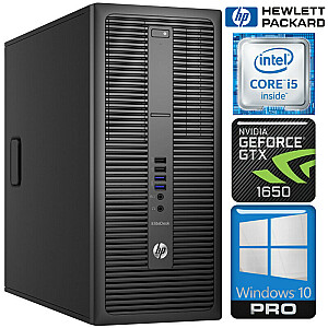 Asmeninis kompiuteris HP 800 G2 MT i5-6500 16GB 256SSD+1TB GTX1650 4GB W10Pro