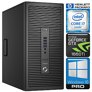 Персональный компьютер HP 600 G2 MT i7-6700 16GB 1TBSSD+2TB HDD GTX1660Ti 6GB W10Pro