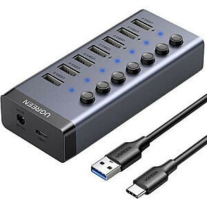 ХАБ USB Ugreen 7x USB-A 3.0 (UGR1228BLK)