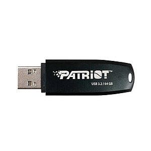 Patriot Core 64 GB A tipo USB 3.2 80 MB/s juoda