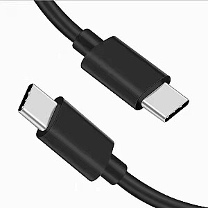 Goodbuy USB-C -> USB-C laidas 18W | 100 cm juodos spalvos