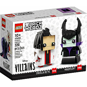 LEGO LEGO BrickHeadz 40620 Cruella ir Diabolina