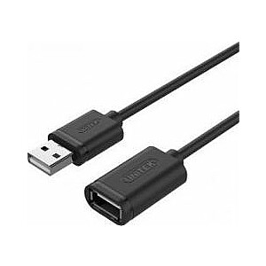 Unitek USB-A į USB-A USB laidas 1 m, juodas (Y-C428GBK)