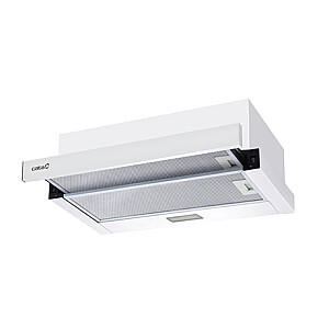 CATA TFB-5160 WH Hood, Energy efficiency class C, Width 59.5 cm, Max 297 m³/h, Mechanical control, LED, White CATA