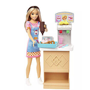 Кукла Barbie Mattel Skipper First Job — игровой набор для закусочной HKD79