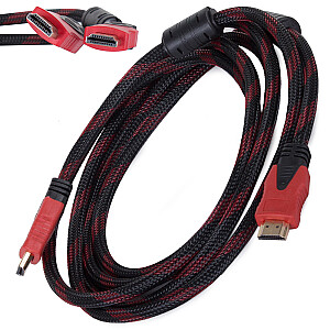Fusion HDMI v2.0 kabelis | 4K | 1,8 m raudona