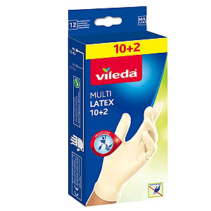 Pirštinės Vileda Multi Latex 10+2 M/L 1 vnt. 86222