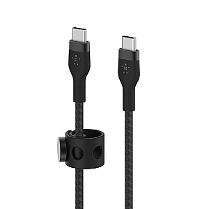 Гибкий USB-кабель Belkin BOOST↑CHARGE PRO, 3 м, USB 2.0 USB C, черный